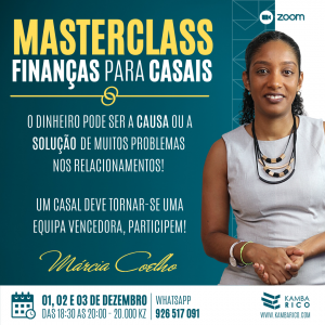 Fa - Bilhete: Master Class Online: Finanças para casais! 2020/12/01 - 2020/12/03 (Cópia)